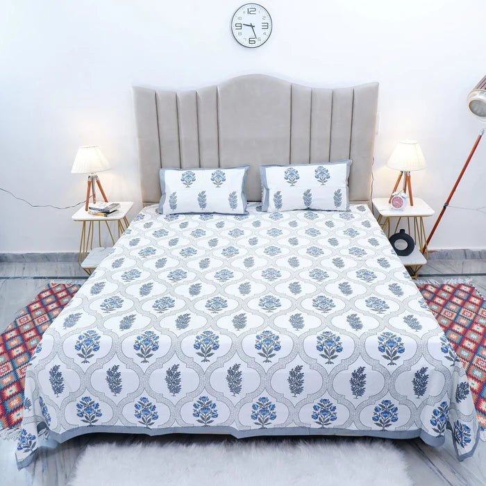 100% Pure Cotton Bed Sheet | Mahi