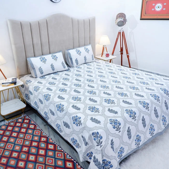 100% Pure Cotton Bed Sheet | Mahi