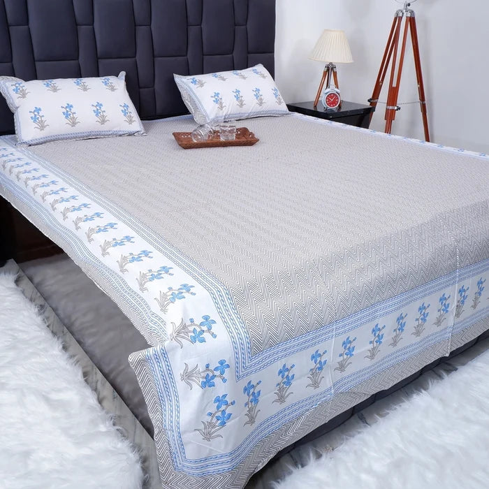 100% Pure Cotton Bed Sheet | Raashi