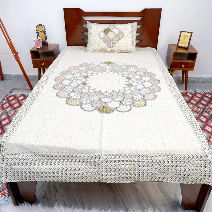 100% Pure Cotton Bed Sheet | Sana