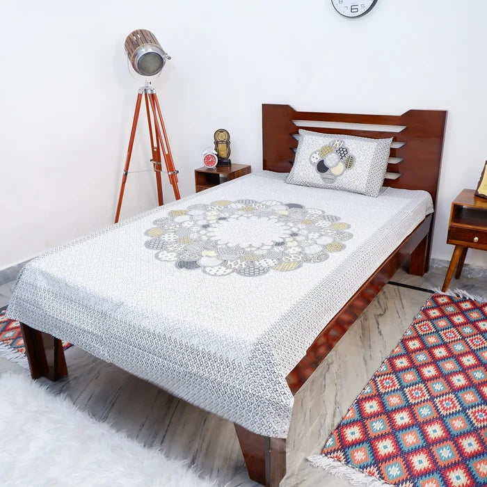 100% Pure Cotton Bed Sheet | Sana