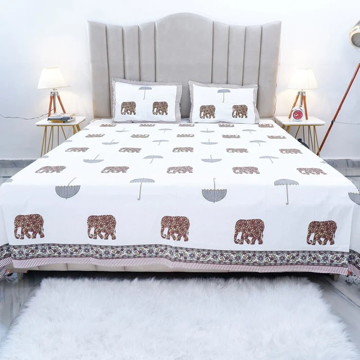 100% Pure Cotton Bed Sheet | Sargun