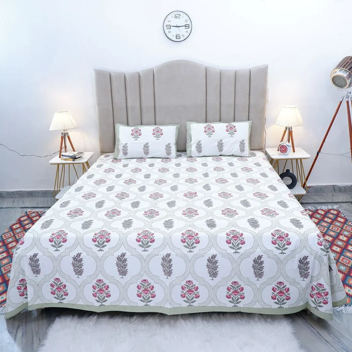 100% Pure Cotton Bed Sheet | Sonam