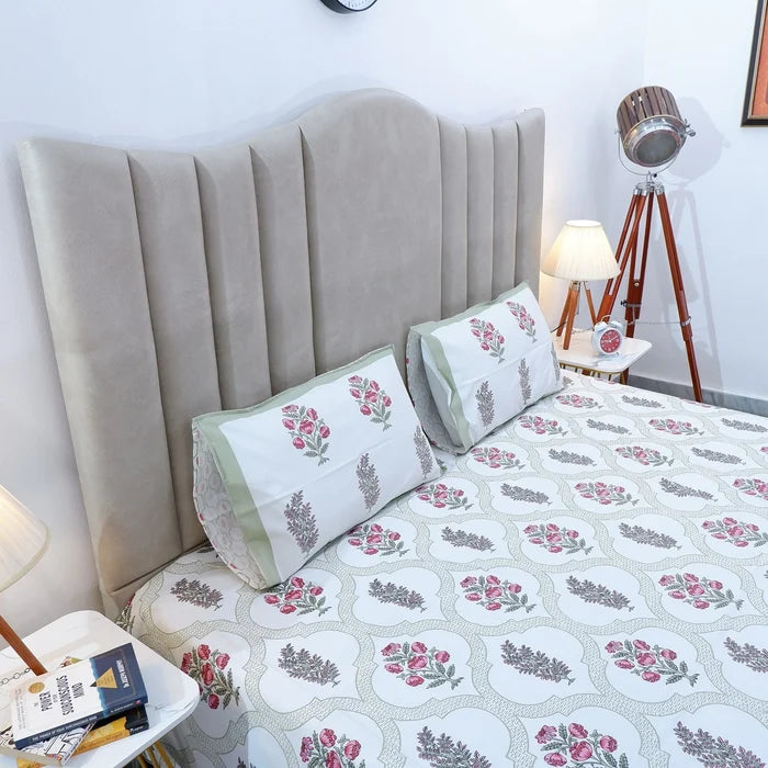 100% Pure Cotton Bed Sheet | Sonam