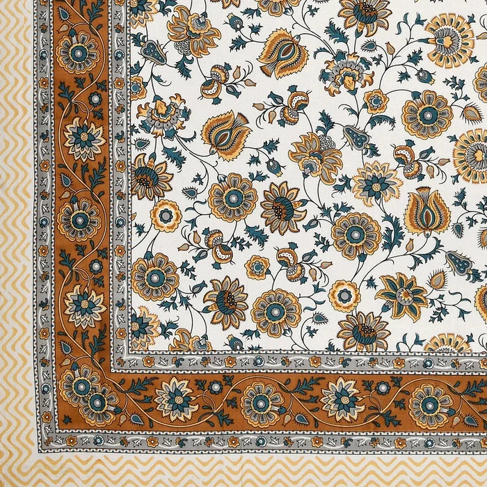 100% Pure Cotton | Single Bed | Bed Sheet - Ananya