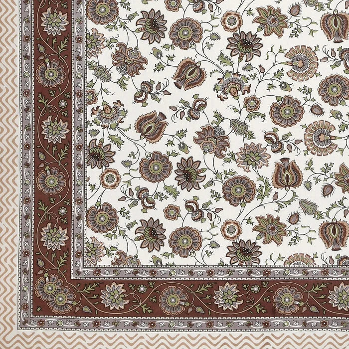 100% Pure Cotton | Single Bed | Bed Sheet - Kavya