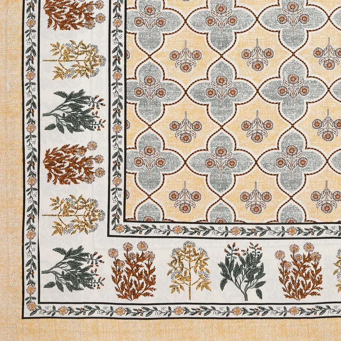 100% Pure Cotton | Single Bed | Bed Sheet - Riya