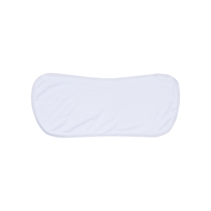 2 Ply Burp Cloth with Binding - Stripe Classic Blue