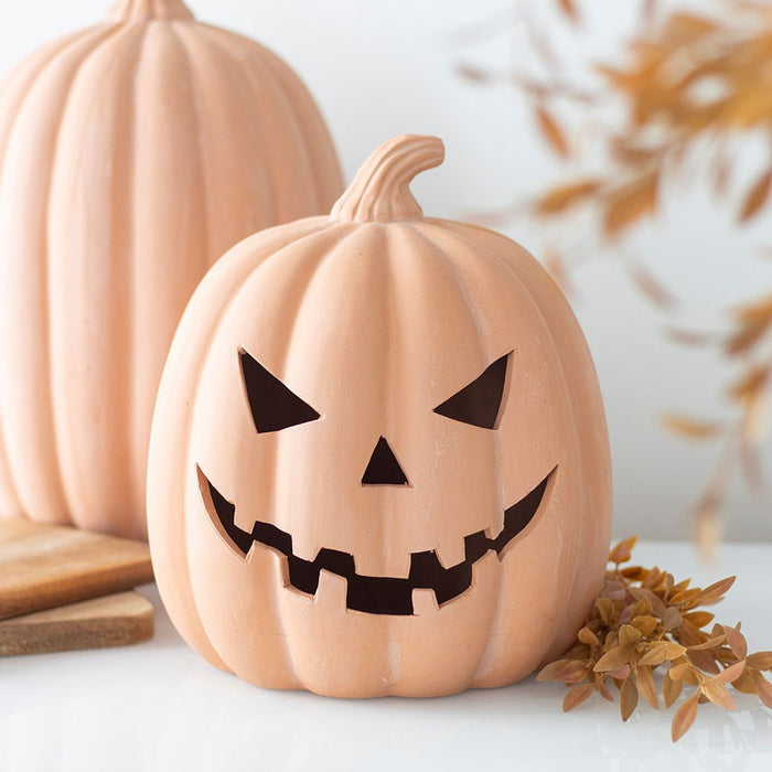 22cm Terracotta Pumpkin Ornament