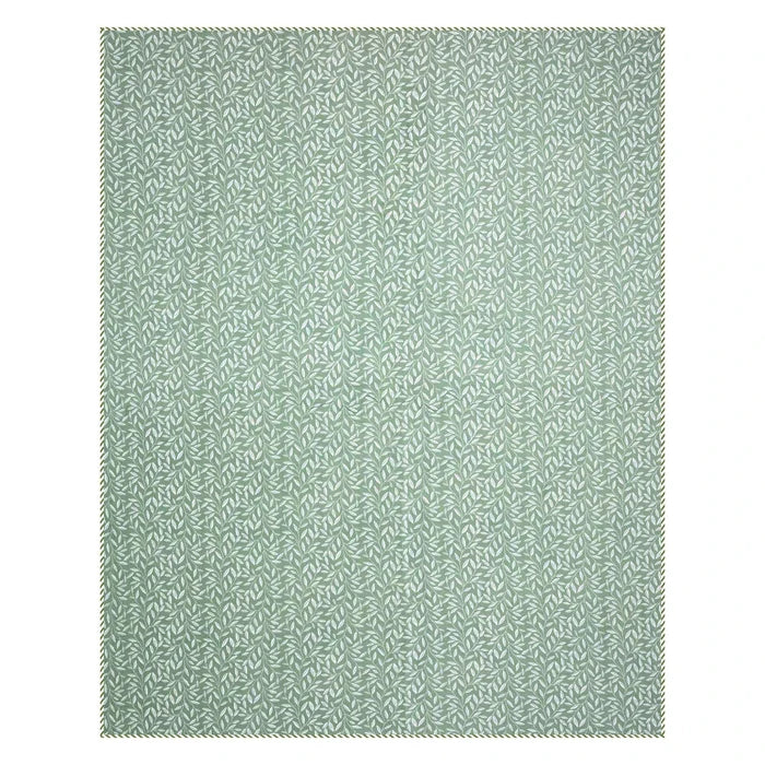 All Season Jaipuri AC Blanket | 100% Cotton | Block Print | Double Bed - Blue & Green Patta (90X108 inches)