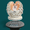Angels Don't Always Have Wings - Personalized Solar Light, Memorial Gift For Loss Of Pet - SL142