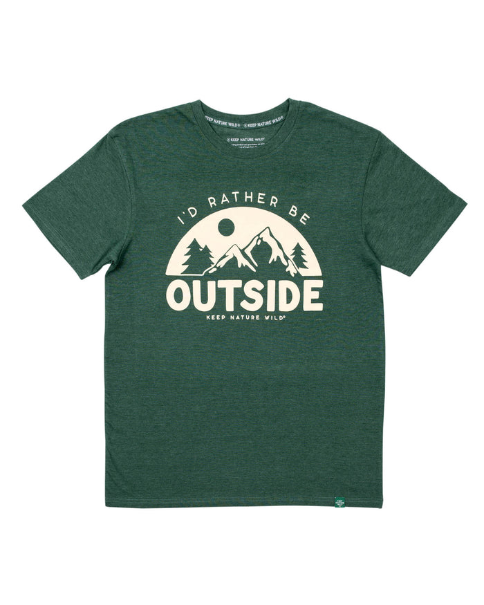 Be Outside Unisex Tee | Heather Forest