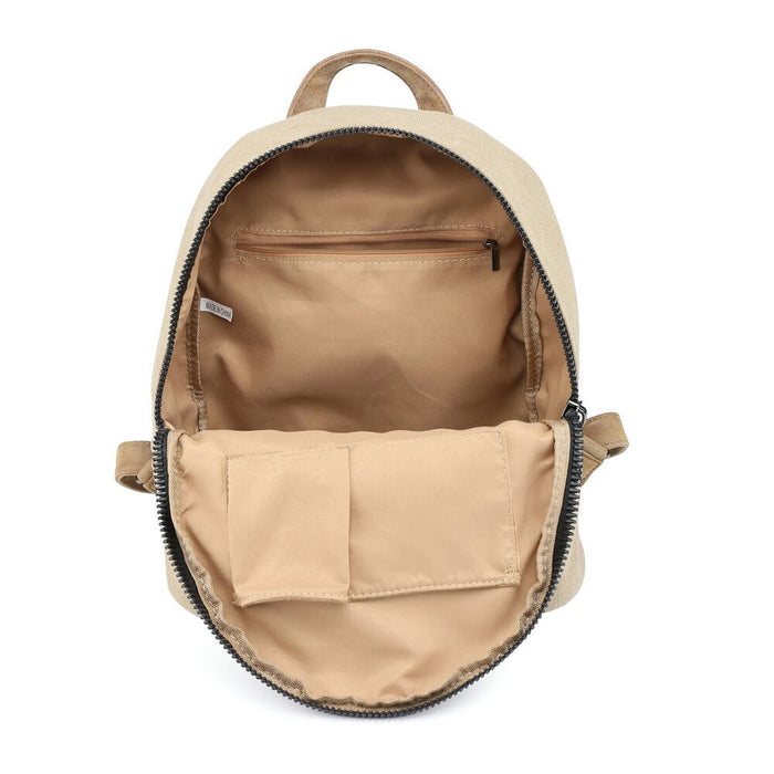 Black Canvas Rucksack/Backpack with Silver Star