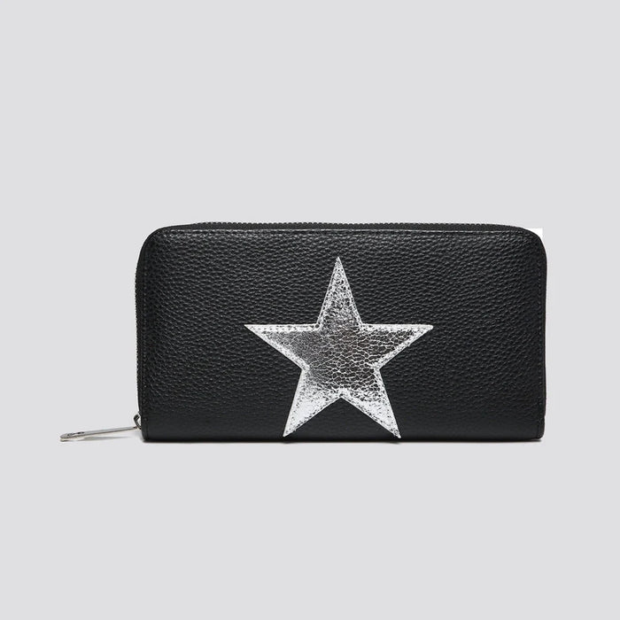Black Purse with Silver Star