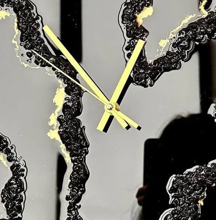 Bloom Prism Premium Resin Wall Clock - Pacific Resin Art