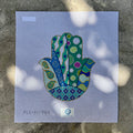 Blue and Green Mosaic Hamsa