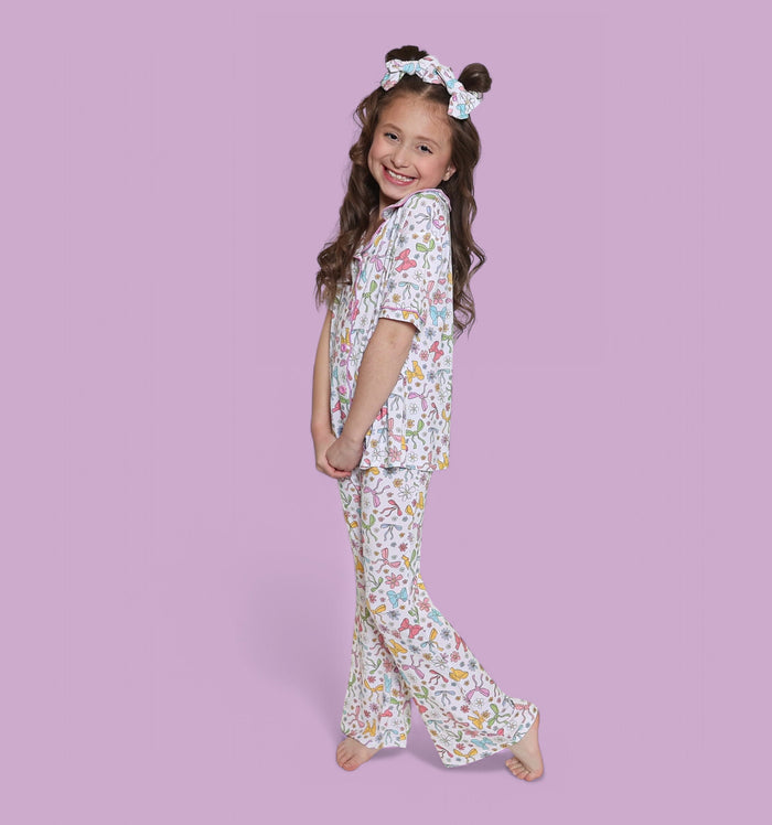 BOW GARDEN DREAM GIRL'S FLARE SET