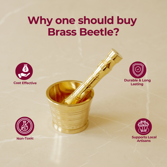 Brass Beetle [Khalbatta / Imam Dasta] - Brass Globe