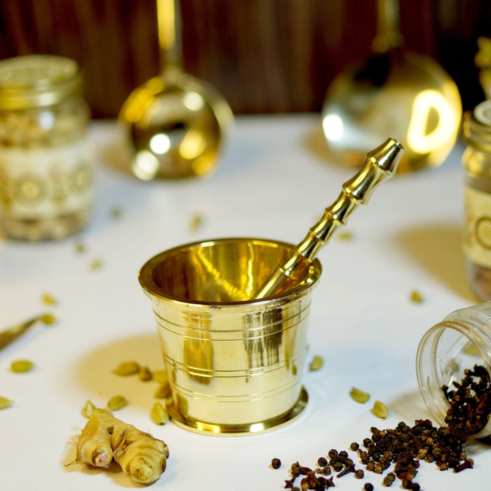 Brass Beetle [Khalbatta / Imam Dasta] - Brass Globe -