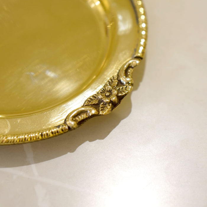 Brass Bhog 4" Plate