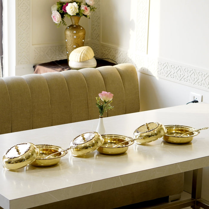 Brass Casserole / Pital Donga / Tureen - Brass Globe -