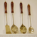 Brass Cooking Cutlery Set - Brass Globe