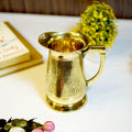 Brass Etched Jug - Brass Globe -