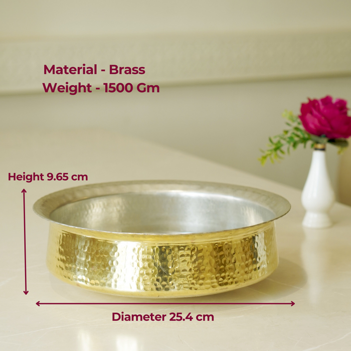 Brass Lagaan with Tin Coating - Brass Globe