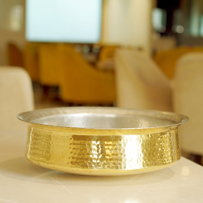 Brass Lagaan with Tin Coating - Brass Globe