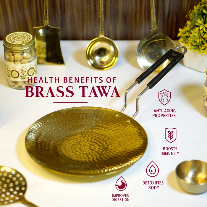 Brass Roti Tawa - Brass Globe