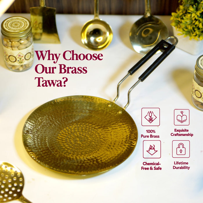 Brass Roti Tawa - Brass Globe