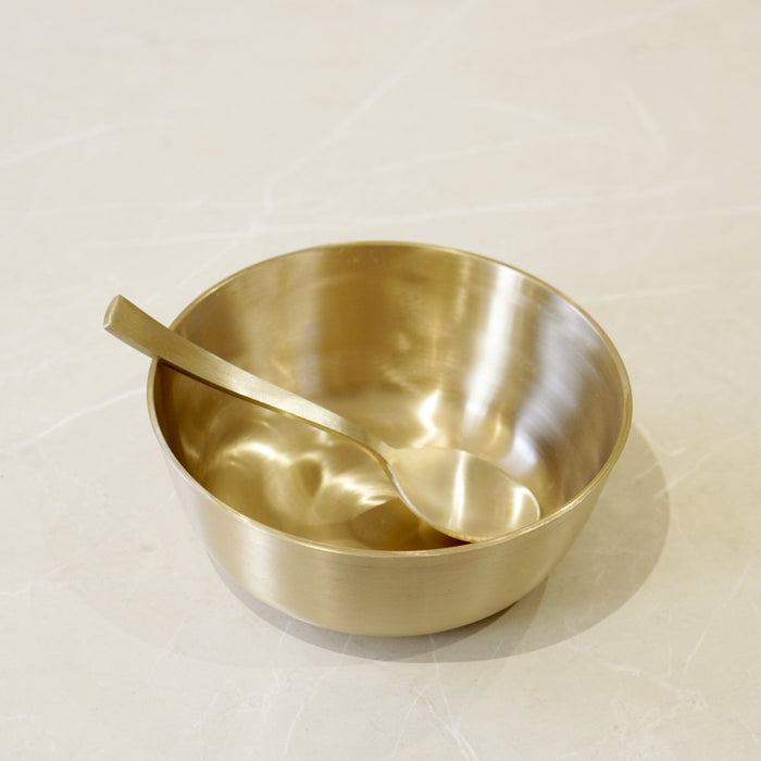 Bronze Bowl / Kansa Porridge Daliya Kheer Bowl / Complete Meal Bowl - Brass Globe -