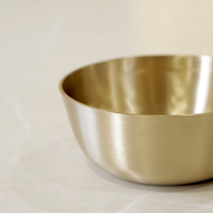 Bronze Bowl / Kansa Porridge Daliya Kheer Bowl / Complete Meal Bowl - Brass Globe -