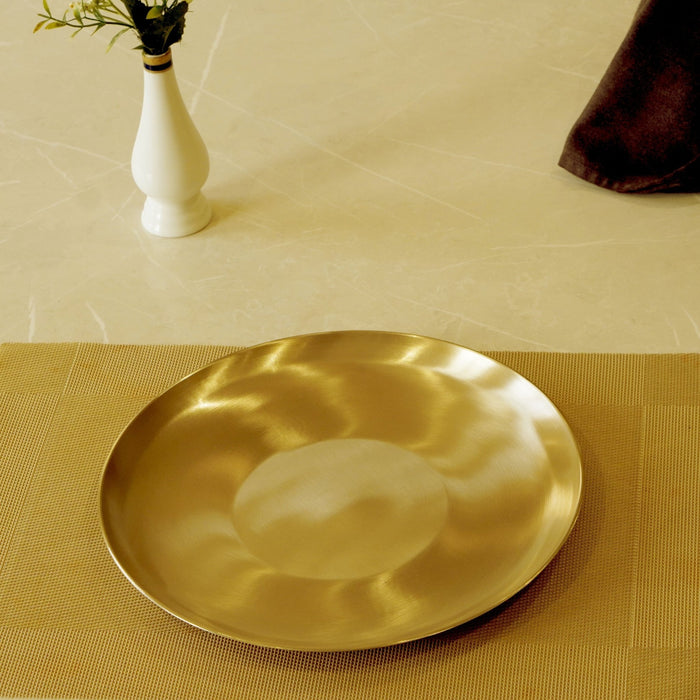 Bronze / kansa dosa plate - Brass Globe -