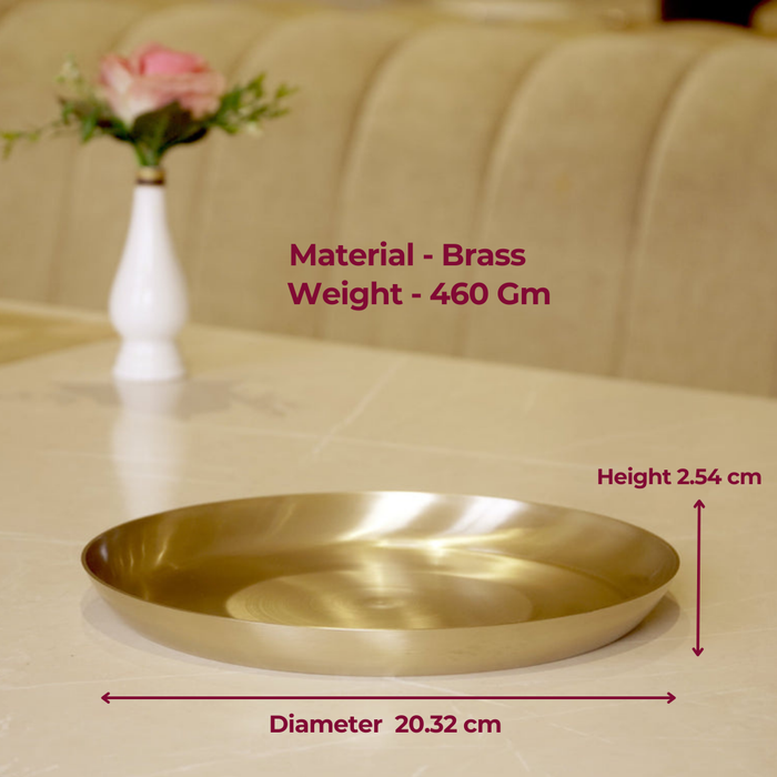 Bronze / kansa quarter plate - Brass Globe