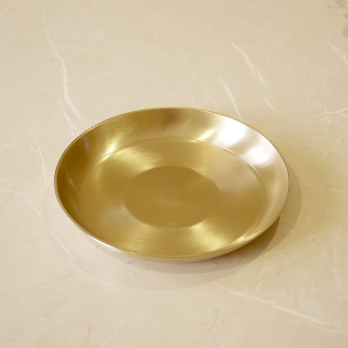 Bronze / kansa quarter plate - Brass Globe