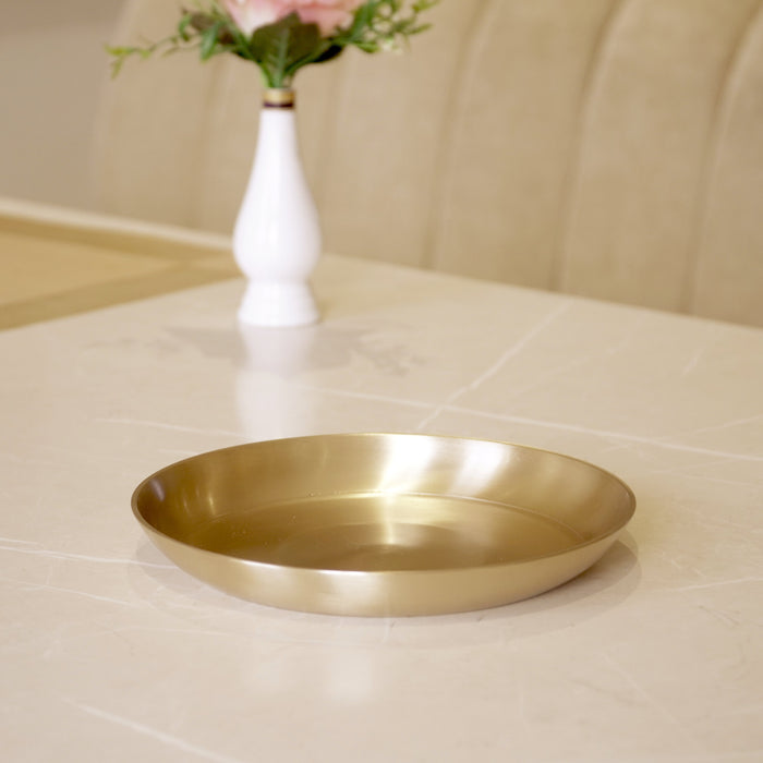 Bronze / kansa quarter plate - Brass Globe