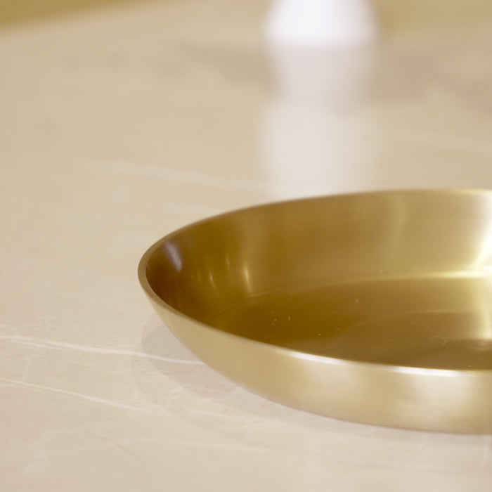 Bronze / kansa quarter plate - Brass Globe