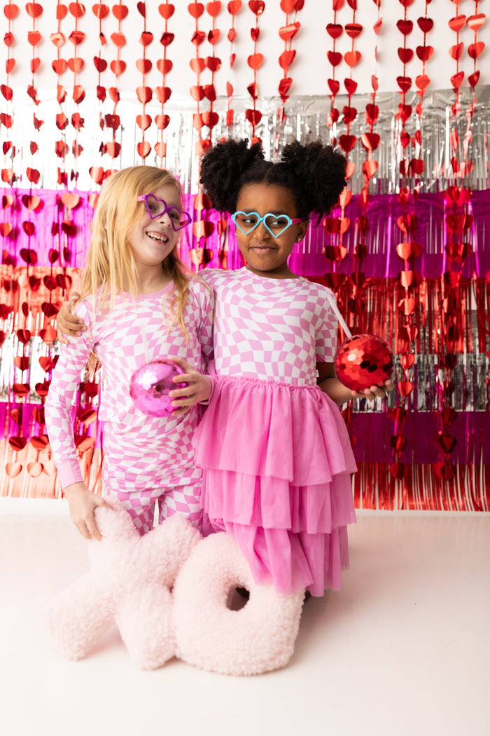 BUBBLEGUM WAVY CHECKERS DREAM SET