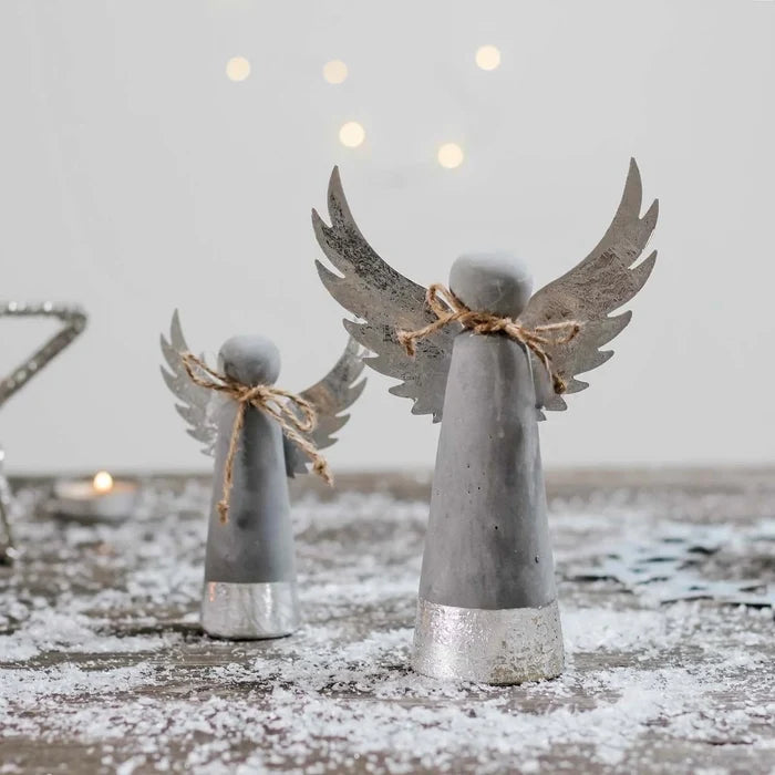 Cement Silver Angel - 2 sizes available