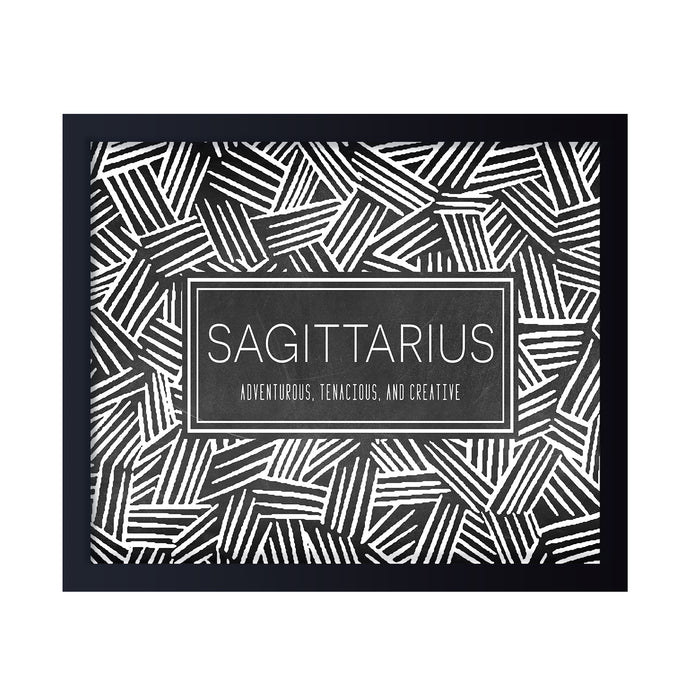 16" W x 12" H / Sagittarius / Framed Print