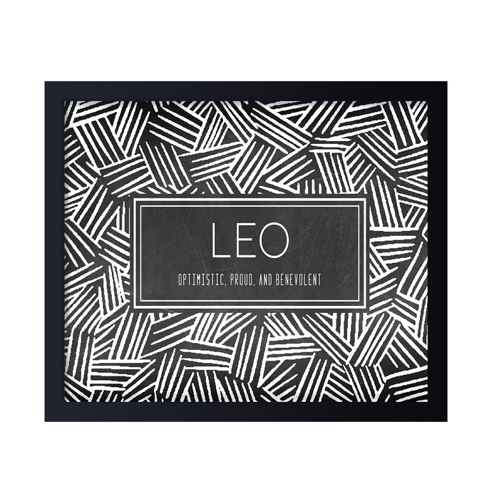 16" W x 12" H / Leo / Framed Print
