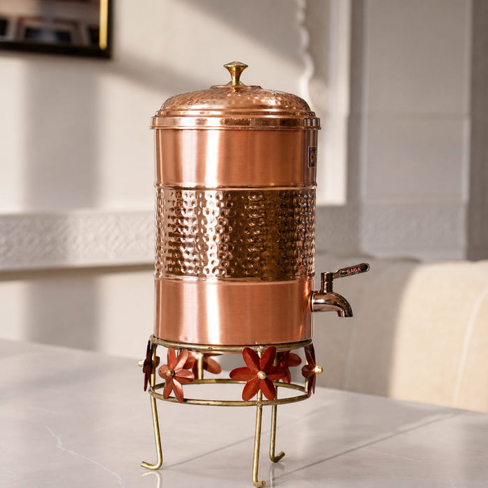 Copper Royal Water Dispenser with Stand