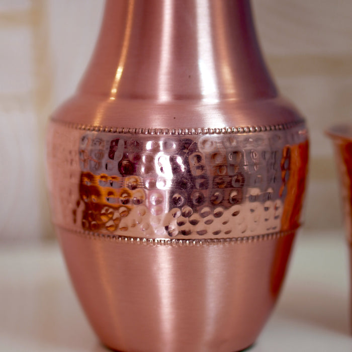 Copper Bottle | Copper Water Bottle (Venus Jar) - Brass Globe