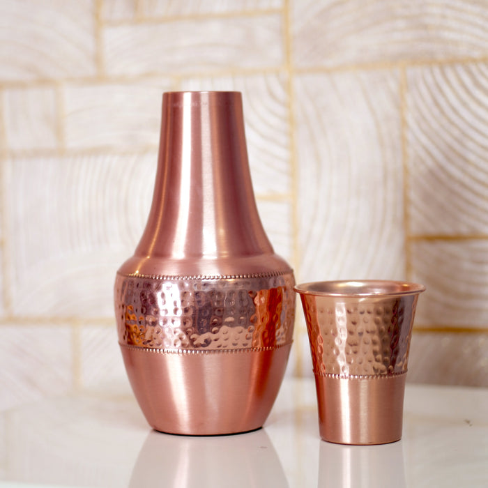 Copper Bottle | Copper Water Bottle (Venus Jar) - Brass Globe