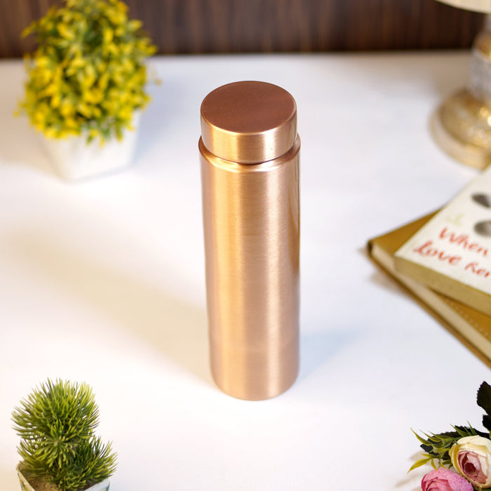 Copper water bottle - Brass Globe -