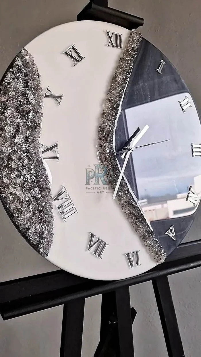 Cosmic Flow Resin Wall Clock - Pacific Resin Art