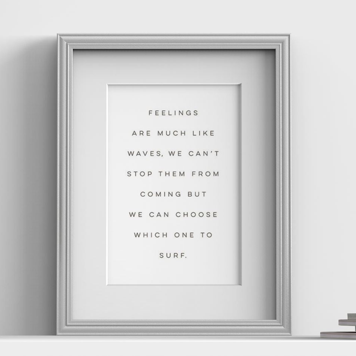 Devon Range Silver picture frame with white mount, close view