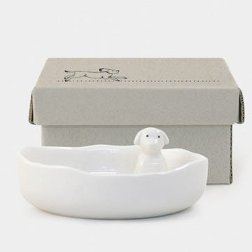 East of India 'Bonjour’ Boxed Jewellery Dish