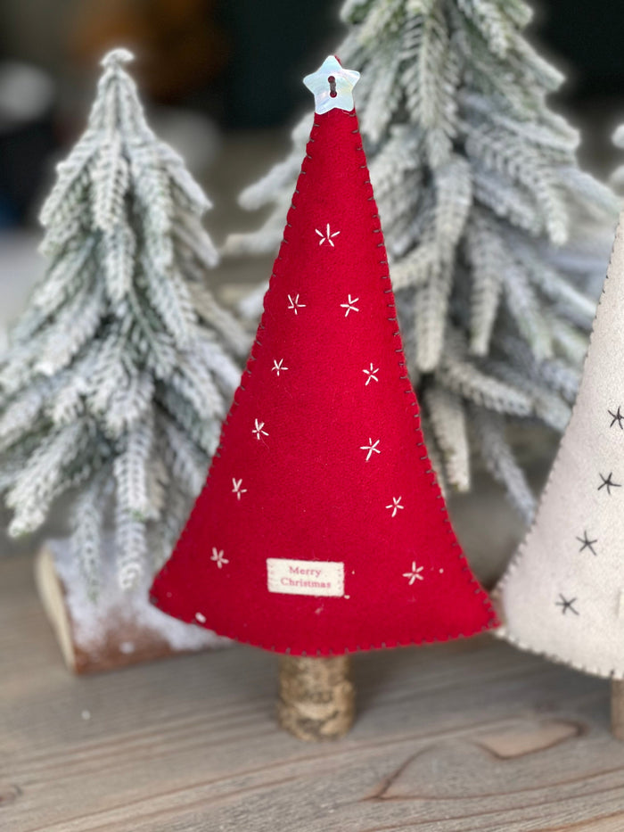 East of India Felt Christmas Tree - Available in 3 colours